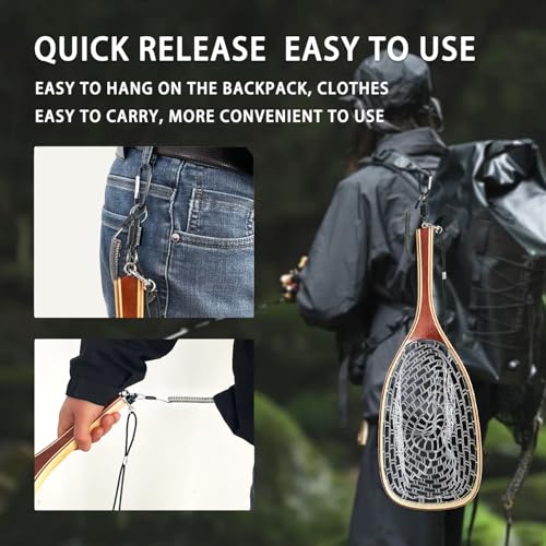 Square Head Rubber Fly Net