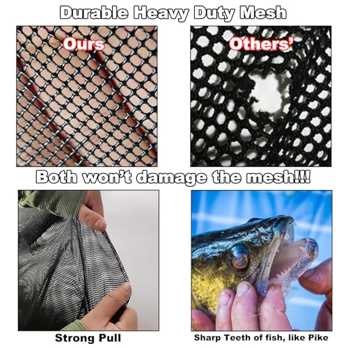 Floating Fish Basket Nylon Net Cage for Live Bait Storage (4.2 GAL-6*6*35.4inch)