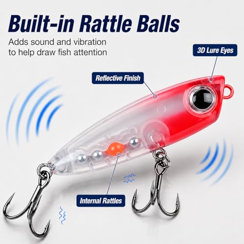 Topwater Lures (Style B-0.11oz/5PCS)