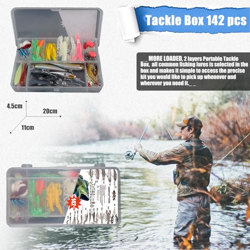 Hard Fishing Lures Set (142pcs)