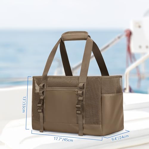 Mesh Boat Gear Bag (Brown)