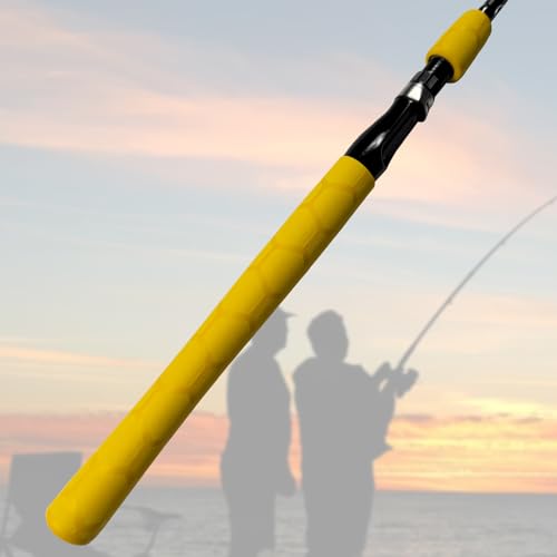 Hex Pattern Handle Heat Shrink for Fishing Rod
