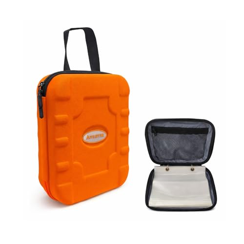 Fishing Tackle Binder Hard EVA Shell Cover Fishing Bait Organized Storage Saltwater Resistant Fishing Tackle Storage Bag
