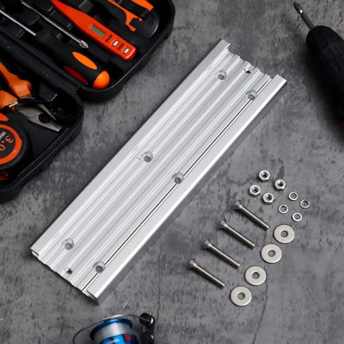 1 Pcs Aluminum Track for Boat Accessories (12 x 3.5")