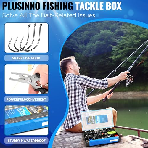 472PCS Fishing Accessories Kit (472PCS Fishing Tackle Kit)