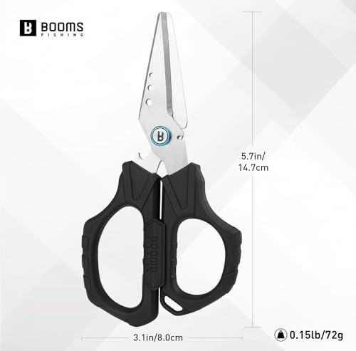 S04 Multifunction Braided Line Scissors with Side Wire Cutter (Scissors Only)