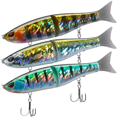 SwimShad Glide Baits Jointed Swimbait Bass Pike Salmon Trout Muskie Fishing Lure