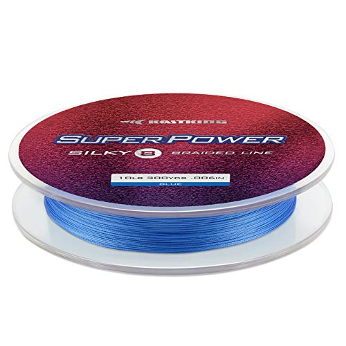 Superpower Silky8 Braided Fishing Line (X8-Blue / 15LB(300 Yds))