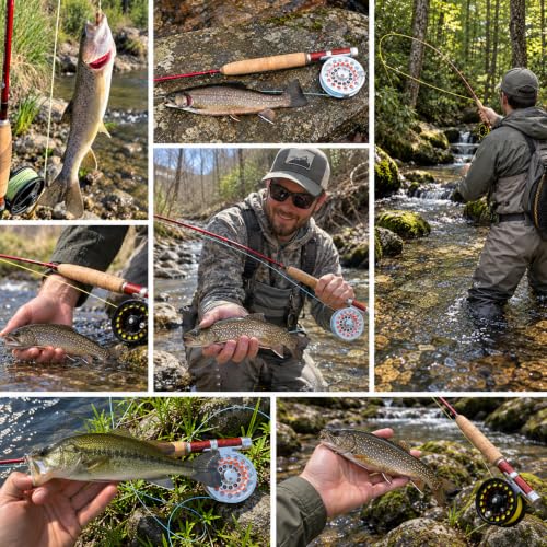 Whisperer Fly Fishing Rod 4 Pieces (6'8'' LW2/3 / Only Rod)