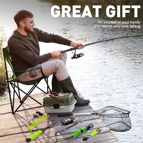 10 Pcs Fishing Tool Kit (Green)