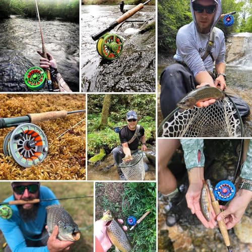 FLK II CNC Large Arbor Fly Reel Bright Oxidation Finish