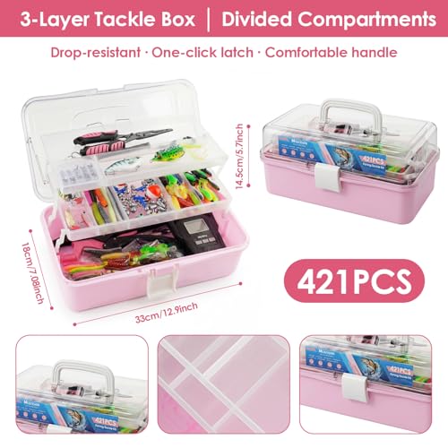 Fishing Lures Kit (Pink)