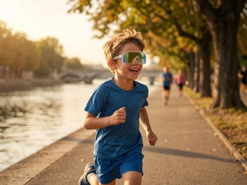 RIDGE Kids Sports Sunglasses for Boys Ages 5