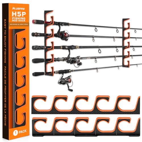H5P Fishing Rod Holders for Garage Wall