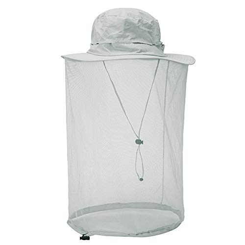 Mosquito Net Hat Safari Hat UPF 50+ Sun Protection Boonie Hats for Men with Neck Flap Fishing Hiking Hat for Men