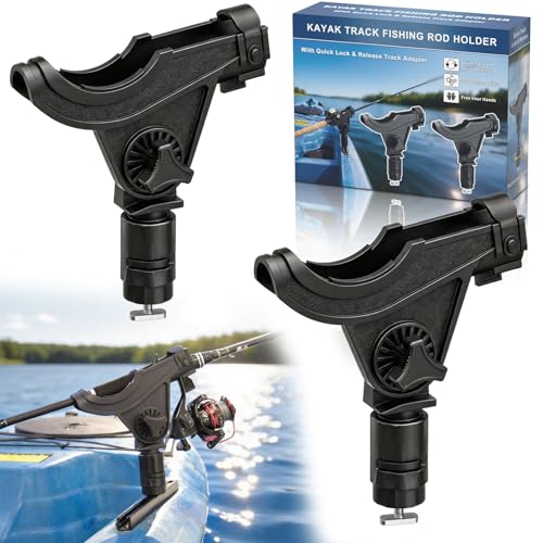 Kayak Track Fishing Rod Holder with Twist