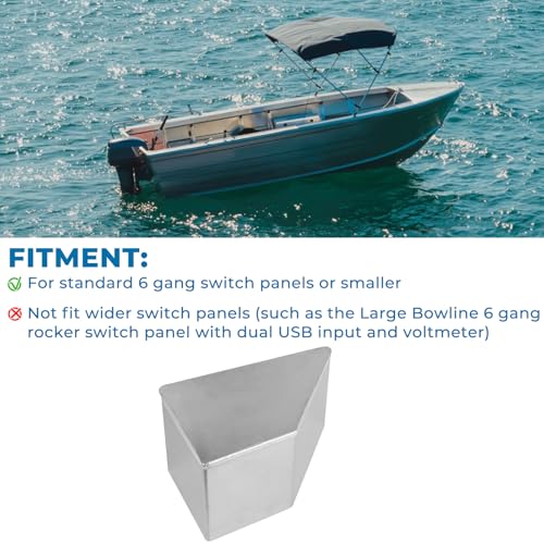 Aluminum Side Console Mount for Boat Fish Finder Switch Panel Bracket (Bracket)