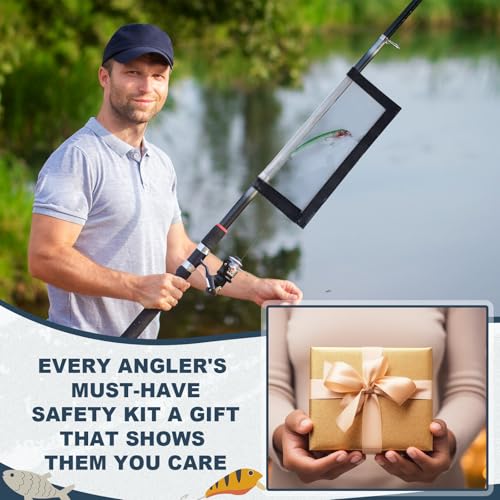 15 Pack Fishing Lure Wrap for Rod Clear PVC Lure Covers Keeps Hook Cover in 3 Sizes to Keep Hook Safe Bait Storage (Rectangles)
