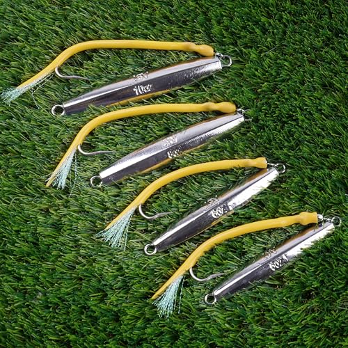 Diamond Jigs Saltwater Fishing Lures (3pcs-3 Colors Mixed / 10oz)