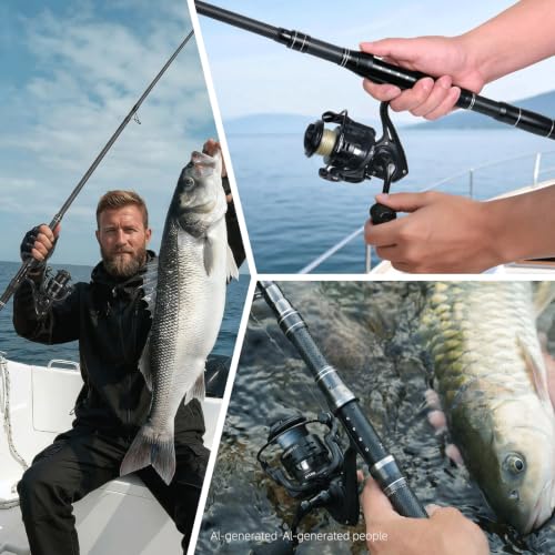 Telescopic Fishing Rod and Reel Combo