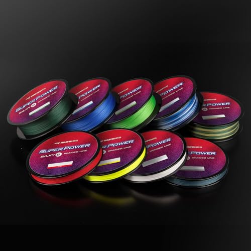 Superpower Silky8 Braided Fishing Line (X8-Blue / 8LB(150 Yds))