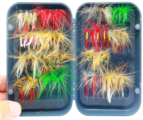 Fly Fishing Flies Nymphs for Fly Fishing Trout Lures with Magnetic Fly Box