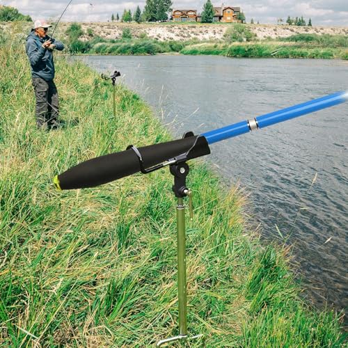 Fishing Rod Holders (Silver and Black)