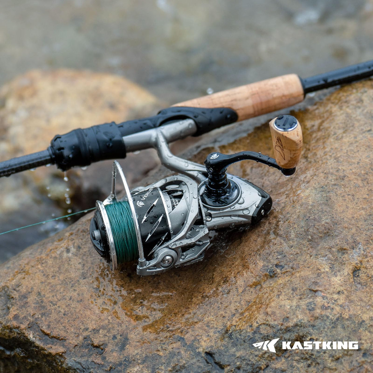 Verus Spinning Fishing Reels (Silver / Size:4000)
