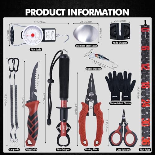 12PCS Fishing Tool Kit (A8:12pcs Fishing Tool Kit)