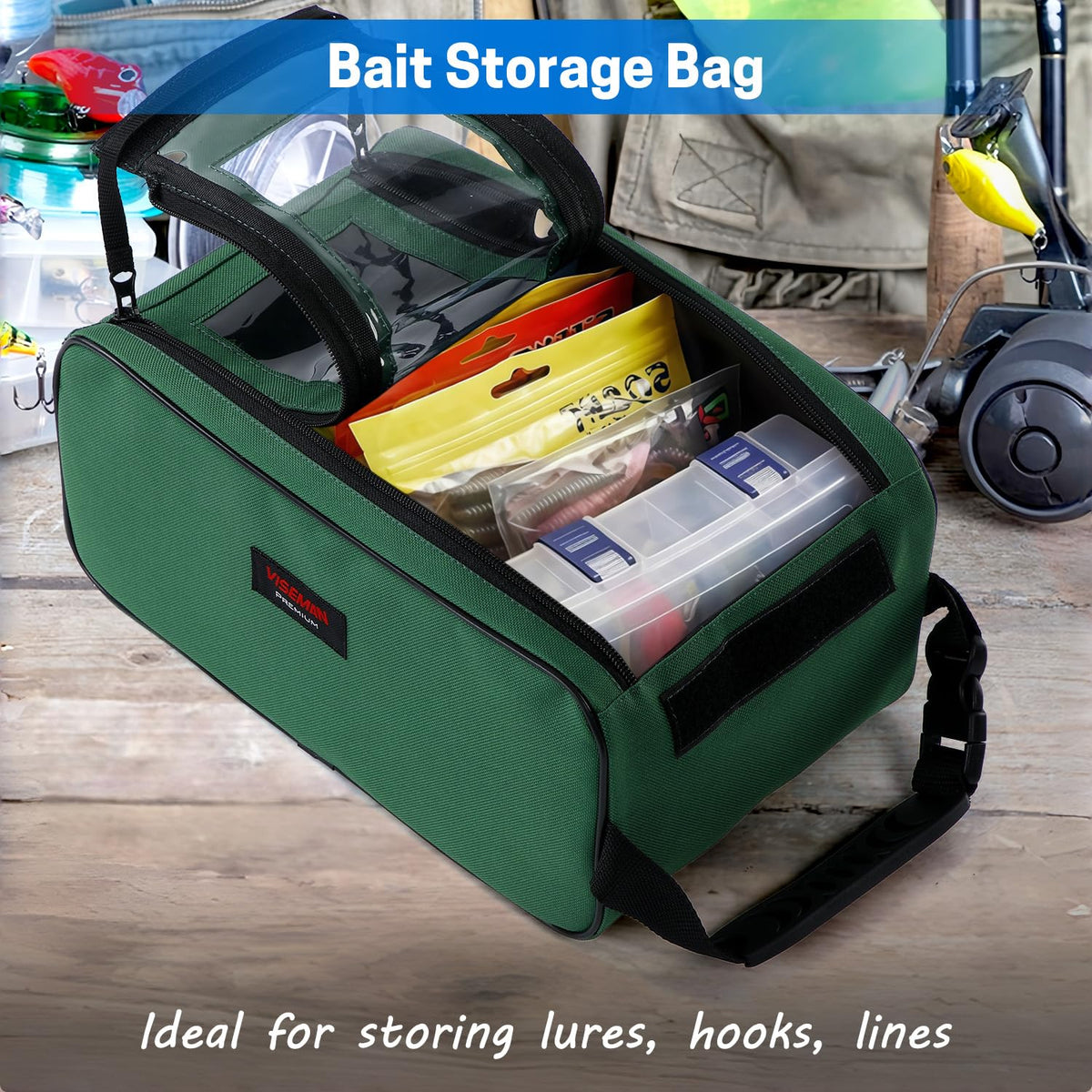 Fishing Tackle Bag (Green)