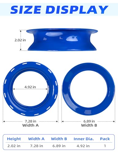 7in Fishing Yoyo Spool Cuban Hand Reel Yo (Blue 7in)