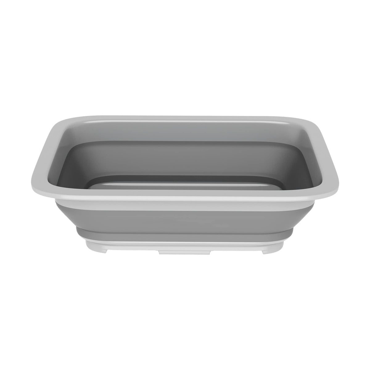 Collapsible Trash Can and Camp Sink Set (Gray and Green)