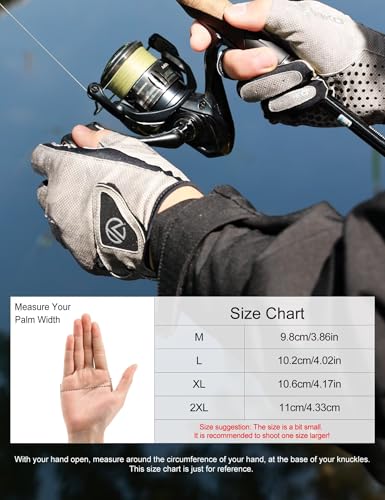 Fishing Gloves 3 Fingerless (Desert / X-Large)