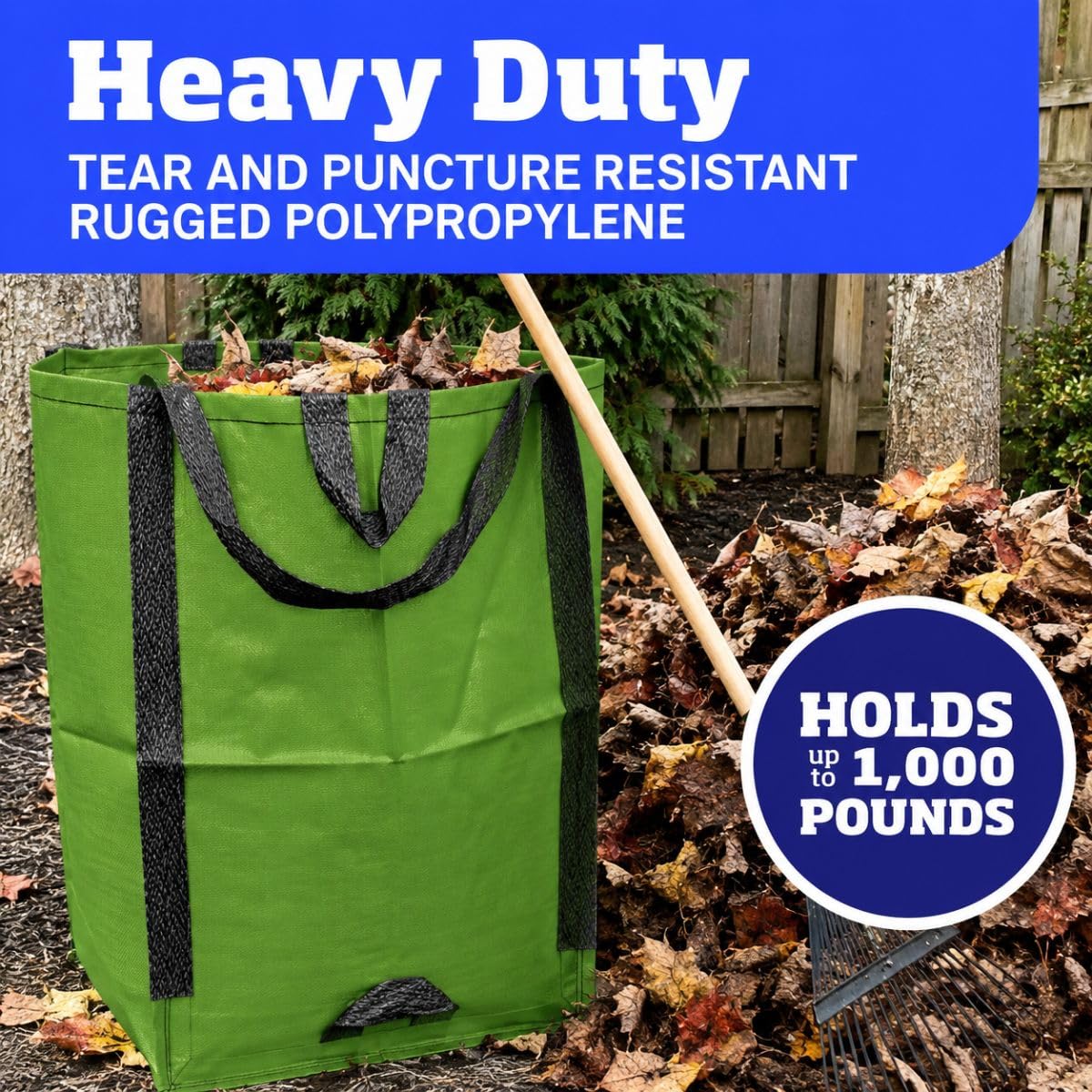 Heavy Duty Home and Yard Bags (Moss Green)