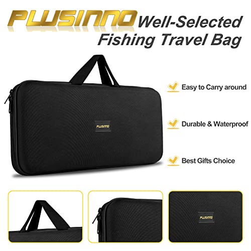 Collapsible Telescopic Fishing Rod Pole and Reel Combo Starter Kit (Full Kit with Carrier Case / 2.4m 7.87ft)