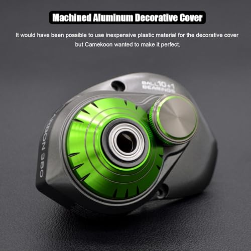Carbon 380 Baitcasting Fishing Reel (Power Handle - 7.2:1 - Right Hand)