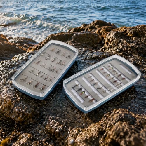 Deep Clear Fly Fishing Box Magnetic Closure Fly Tackle Organizer