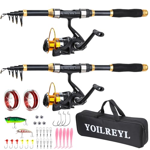 Yoilrey Fishing Rod and Reel Combo