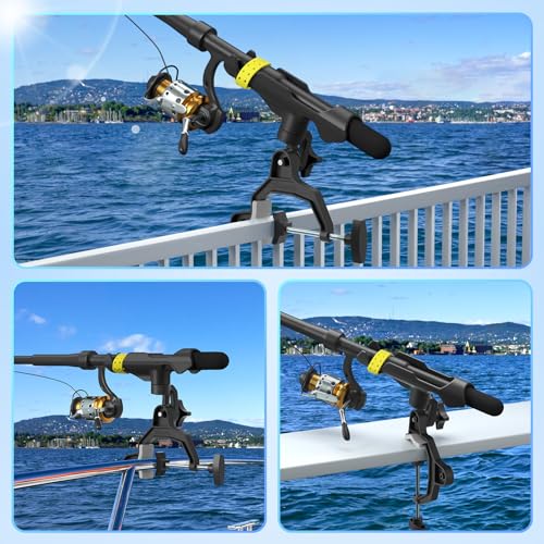 Upgraded Fishing Rod Holder with Button