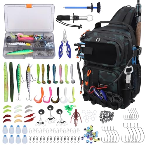 Fishing Backpack with Tackle Boxes