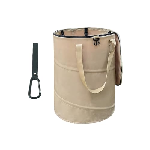 Collapsible Foldable Camping Recycle Bin with Lid & Hook