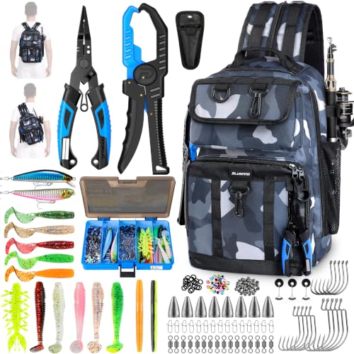 Fishing Backpack with Fishing Gear
