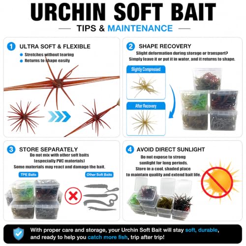 Urchin Bait for Bass Fishing