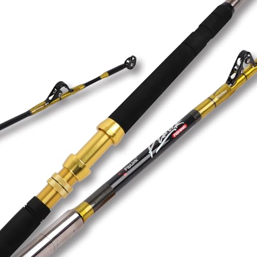 1 Piece 2 Piece Saltwater Fishing Rod Trolling Rod Big Game Boat Conventional Roller Guide Deep Drop Stand