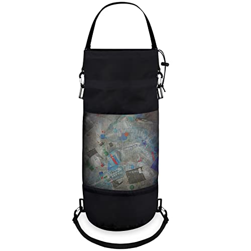 Boat Trash Bag Garbage Can Collapsible Mesh Trash Container