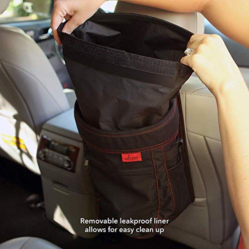Car Trash Can (2.5 Gal 1-Pack / Black)