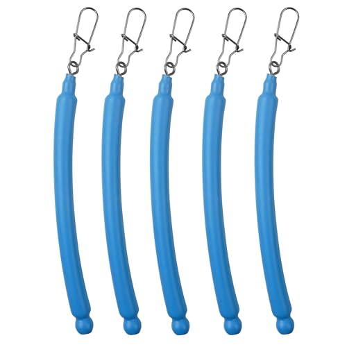 Dragging Weights for Catfishing Tolling Drifting No Snag Sinkers Slip Stick Drag Weights Bottom Search Snagless Catfish Sinker Fishing Weights Catfishing Tackle Gear (Blue-5pcs / 2OZ)