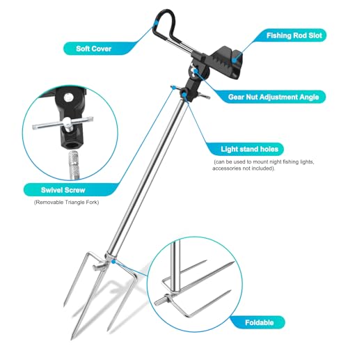 Fishing Rod Holders (Black - Multi-Purpose)
