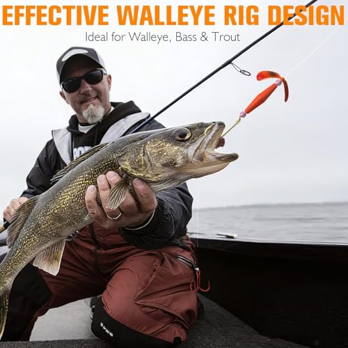 Crawler Harness Walleye Rigs with Dual