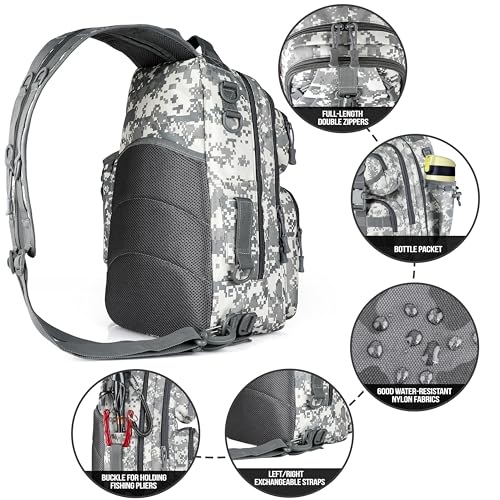 Fishing Backpack with Fishing Rod and Reel Combos Tackle Boxes